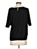 New Directions Stars Black Short Sleeve Top Size S - photo 2