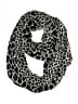 Charming Charlie 100% Polyester Animal Print Black Scarf One size - photo 1