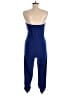 Aqua Color Block Blue Jumpsuit Size M - photo 2