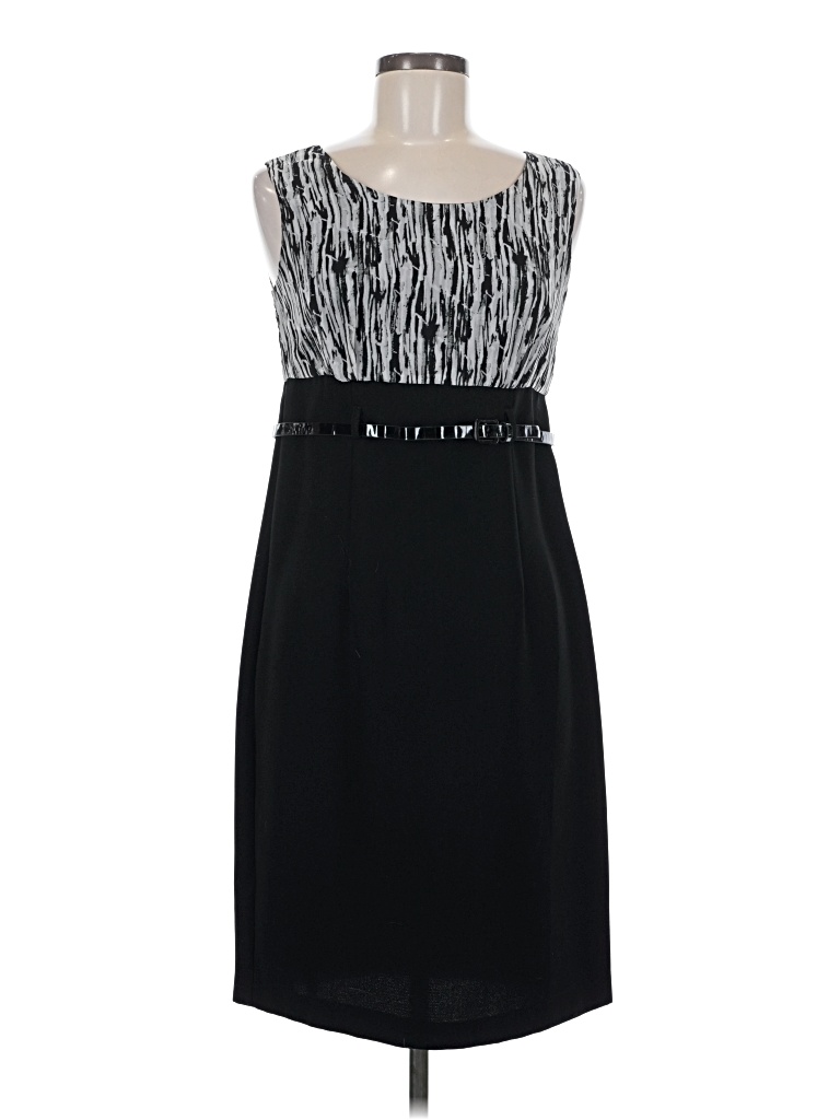 Pre-owned Perceptions Cocktail Dress In Black