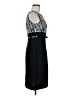 Perceptions Graphic Black Cocktail Dress Size 6 (petite) - photo 4