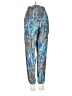 Assorted Brands Paisley Blue Teal Casual Pants Size S - photo 2