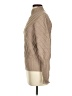 Catherine Malandrino Chevron-herringbone Tan Turtleneck Sweater Size S - photo 5