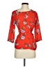 Gibson Orange Red 3/4 Sleeve Blouse Size S - photo 1