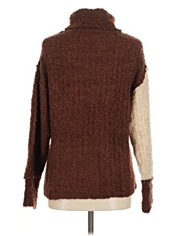 Bobbles & Lace Turtleneck Sweater (view 2)