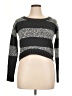 Takeout 100% Acrylic Stripes Gray Pullover Sweater Size XL - photo 1