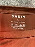 Shein Brown Short Sleeve T-Shirt Size L - photo 7