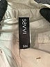 SAVVI Solid Ivory Khaki Shorts Size S - photo 3