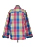 Foxcroft Color Block Blue 3/4 Sleeve Button-Down Shirt Size P (estimated, petite) - photo 2