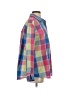 Foxcroft Color Block Blue 3/4 Sleeve Button-Down Shirt Size P (estimated, petite) - photo 4