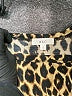 A.L.C. 100% Cotton Animal Print Gold Short Sleeve Turtleneck Size S - photo 6