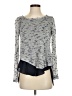 Design Lab Lord & Taylor Blue Long Sleeve Top Size XS - photo 1