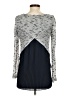 Design Lab Lord & Taylor Blue Long Sleeve Top Size XS - photo 2