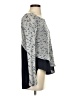 Design Lab Lord & Taylor Blue Long Sleeve Top Size XS - photo 4