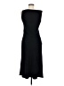 The Limited 100% Polyester Solid Black Casual Dress Size 6 - photo 2