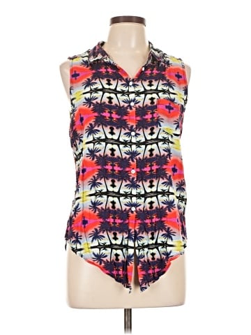 C&C California Sleeveless Button-Down Shirt (view 1)