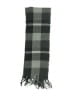 Unbranded Plaid Black Gray Scarf One size - photo 2