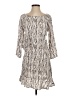Soft Joie 100% Rayon Animal Print Ivory Casual Dress Size S - photo 1
