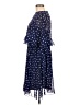 ASOS 100% Polyester Polka Dots Blue Casual Dress Size 8 - photo 5