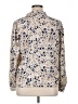 RACHEL Rachel Roy 100% Polyester Print Tan Long Sleeve Blouse Size XL - photo 2