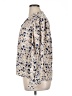 RACHEL Rachel Roy 100% Polyester Print Tan Long Sleeve Blouse Size XL - photo 5