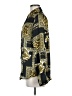 Olia 100% Polyester Animal Print Gold Long Sleeve Blouse Size M - photo 5