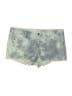 Express Jeans Tie-dye Blue Denim Shorts Size 8 - photo 1