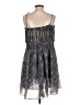 Fab'rik 100% Polyester Paisley Gray Casual Dress Size S - photo 2