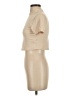 Unbranded 100% Polyester Tan Short Sleeve Turtleneck Size S - photo 5