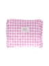 Unbranded Checkered-gingham Pink Makeup Bag One size - photo 1