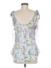 Cinq à Sept 100% Polyester Gray Sleeveless Blouse Size M - photo 2