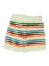 Unbranded 100% Polyester Stripes Green Shorts Size L - photo 2