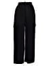 Assorted Brands 100% Polyester Black Cargo Pants Size S - photo 1