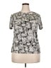 Nine West Silver Short Sleeve Turtleneck Size XXL - photo 1