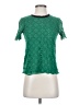 Isani 100% Cotton Green Short Sleeve Blouse Size 0 - photo 1