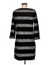 J.Crew Stripes Gray Casual Dress Size M - photo 2