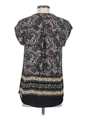 Black Rainn Short Sleeve Blouse (view 2)
