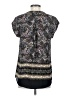 Black Rainn Black Short Sleeve Blouse Size S - photo 2