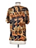 Melrose 100% Rayon Gold Short Sleeve Blouse Size S - photo 2