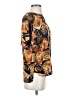 Melrose 100% Rayon Gold Short Sleeve Blouse Size S - photo 4