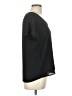 Soprano 100% Polyester Black Short Sleeve Top Size L - photo 4