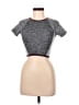 Athleta Tweed Gray Active T-Shirt Size S (kids) - photo 1