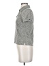 Lija Silver Short Sleeve Blouse Size XS - photo 5