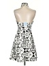My Michelle Print White Ivory Cocktail Dress Size 5 - photo 2