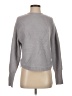 Aqua Solid Gray Pullover Sweater Size S - photo 1