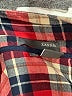 Sandra 100% Cotton Plaid Red Long Sleeve Button-Down Shirt Size M - photo 7