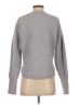 Aqua Solid Gray Pullover Sweater Size S - photo 2