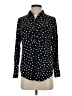 Chico's Polka Dots Black Long Sleeve Button-Down Shirt Size Sm (0) - photo 1