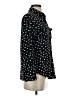 Chico's Polka Dots Black Long Sleeve Button-Down Shirt Size Sm (0) - photo 4