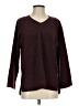 She + Sky Burgundy Pullover Sweater Size S - photo 1